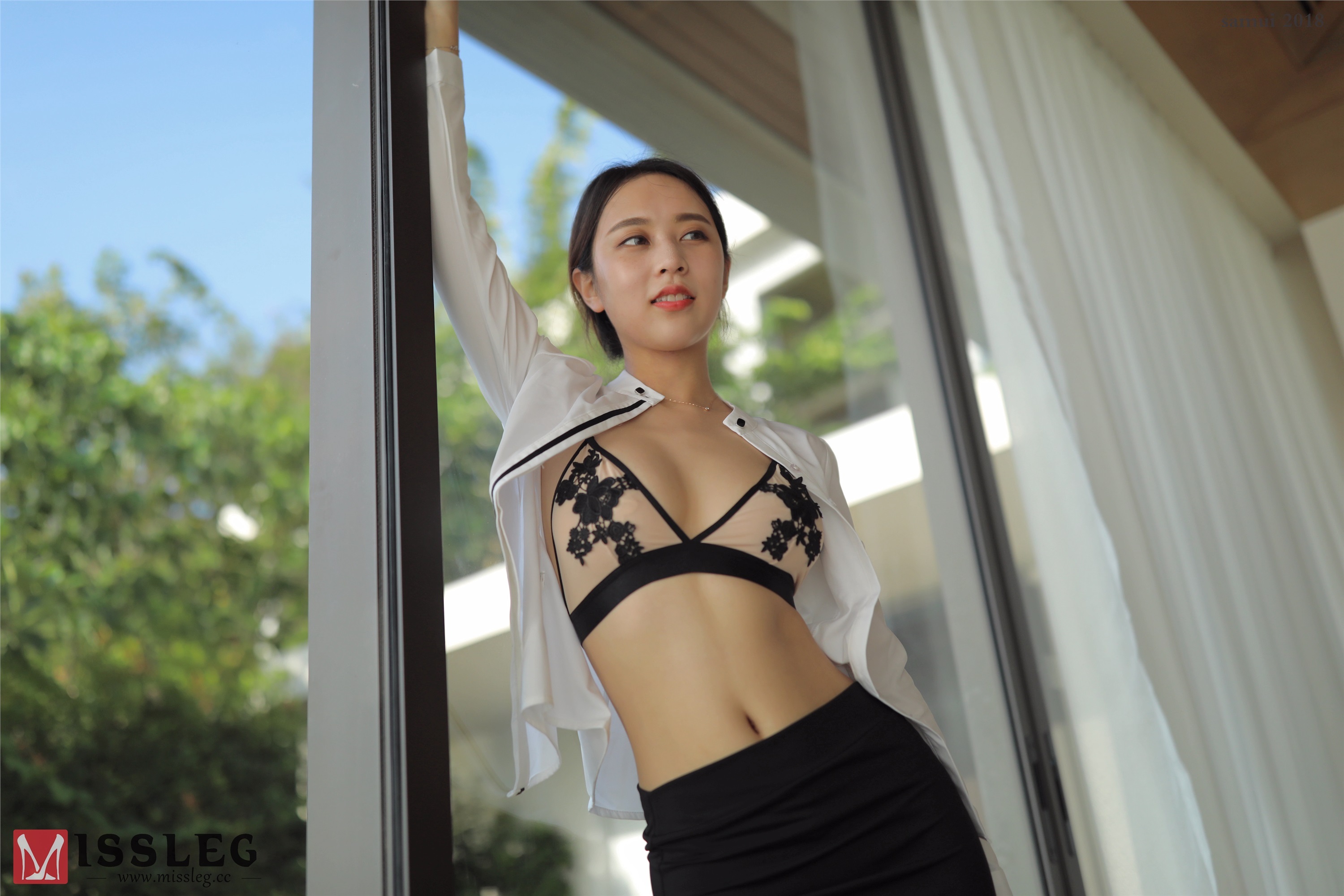 MISSLEG蜜丝  苏梅岛旅拍众筹系列 L004 OL套装 乔依琳